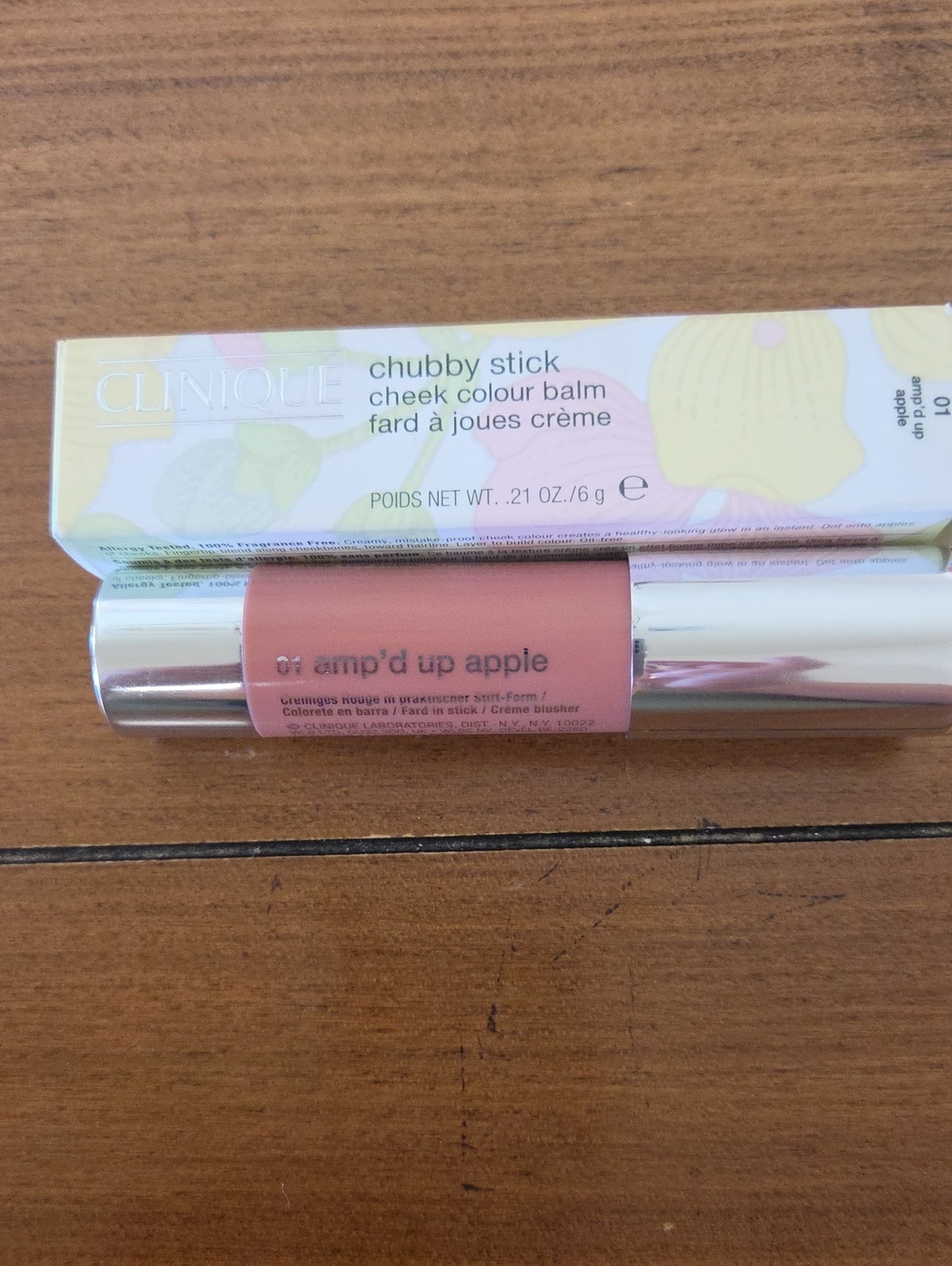 Clinique Chubby Stick Cheek Colour Balm - Amp'd Up Apple Pink